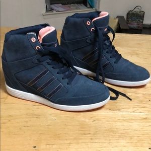 Hidden Wedge Adidas sneakers - like new!